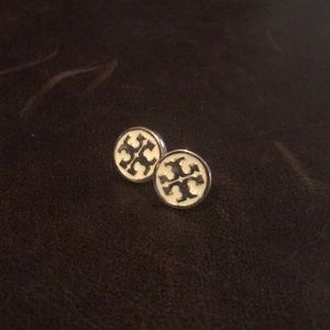 Tory Burch Stud Logo Earrings